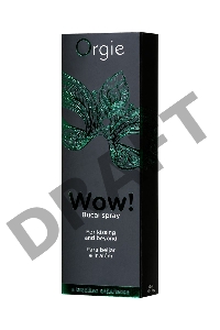Оральный спрей Orgie WOW! Blowjob Spray с охлаждающим и возбуждающим эффектом, 10 мл