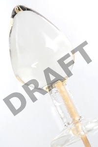 Леденец Sosuчki, «Анальная втулка большая Pina colada», прозрачный 47гр.