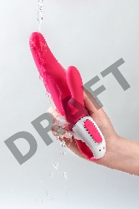 Нереалистичный вибратор Satisfyer Vibes Mr. Rabbit, силикон, красный, 22,1 см.