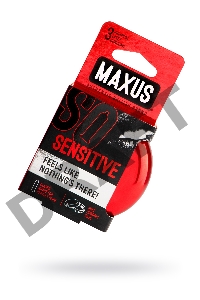 Презервативы MAXUS Ультратонкие в железном кейсе  № 3, 18 см