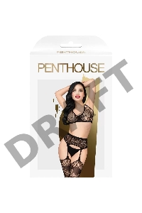 Комплект Penthouse Smoking gun Черный XL 4015514 (жен. комплект