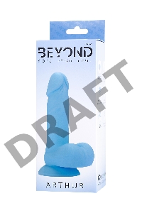 Фаллоимитатор Beyond by Toyfa, Arthur, силикон, голубой, 20 см
