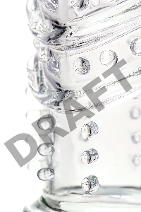 Насадка на пенис TOYFA A-Toys, TPR, прозрачный, 15,3 см