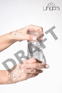 Мастурбатор нереалистичный Lingam by TOYFA  Asha, TPE, прозрачный, 14 см