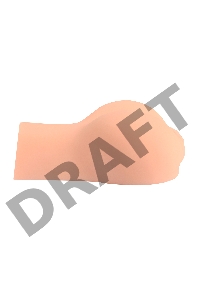 Вибромастурбатор реалистичный вагина+анус, XISE, TPR, телесный, 17 см.