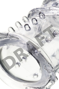 Насадка на пенис TOYFA A-Toys, TPR, прозрачный, 15,3 см