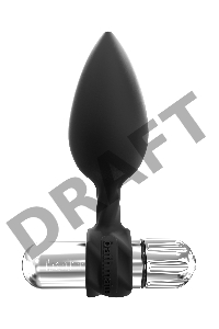 Набор анальных плагов Bathmate Anal Training Plugs VIBE, силикон, чёрный