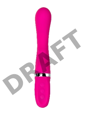 Вибратор JOS PILO с WOW-режимом, силикон, розовый, 20 см