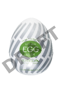 Нереалистичный мастурбатор TENGA №15 Brush, TPE, белый, 6,1 см