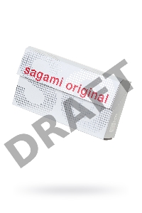 Презервативы Sagami Original 0.02  УЛЬТРАТОНКИЕ,гладкие №6