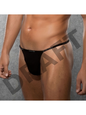 Черные стринги DOREANSE на узкой резинке S