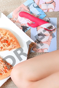 Вибратор с клиторальным стимулятором JOS ELLY, с подогревом, силикон, розовый, 21,5 см