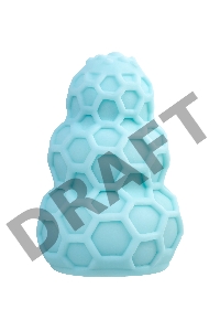 Мастурбатор A-Toys Flaff, TPE, бирюзовый, 8см, Ø 2,9 см