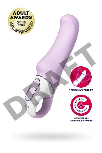 Нереалистичный вибратор Satisfyer Vibes Charming Smile, силикон, фиолетовый, 18,7 см.