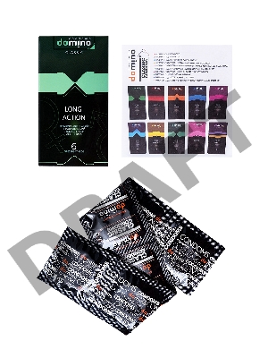 Презервативы Luxe  DOMINO CLASSIC Long action 6 шт, 18 см
