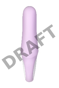 Нереалистичный вибратор Satisfyer Vibes Charming Smile, силикон, фиолетовый, 18,7 см.