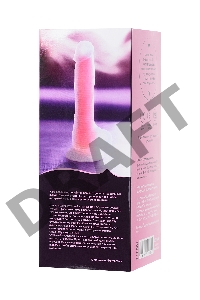 Фаллоимитатор Eromantica НЕ-ОН, светящийся в темноте, силикон, прозрачный, 20 см