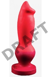 Красный фаллоимитатор Стаффорд large - 26 см.