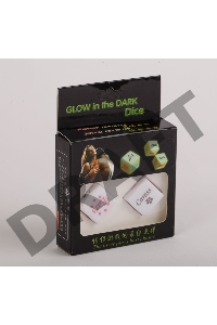 Светящиеся в темноте игровые кости для любовных игр