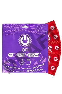 Презервативы On, super thin, ультратонкие, 18,5 см, 5,4 см, 15 шт.