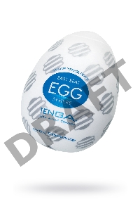 Нереалистичный мастурбатор TENGA №17 Sphere, TPE, белый, 6,1 см