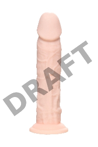 Фаллоимитатор RealStick Silicone Gabriel M, сайлекспан, телесный, 20 см