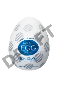 Нереалистичный мастурбатор TENGA №17 Sphere, TPE, белый, 6,1 см