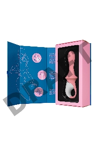 Нереалистичный вибратор Satisfyer Air Pump Booty 5, силикон, розовый, 15 см.