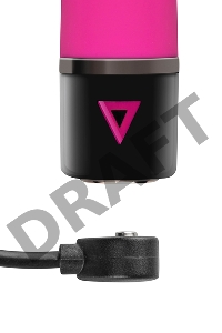 Нереалистичный вибратор Lil'Vibe, силикон, розовый, 10 см