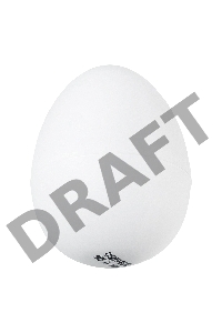 Нереалистичный мастурбатор TENGA №17 Sphere, TPE, белый, 6,1 см