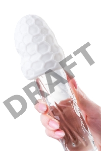 Мастурбатор A-Toys Flaff, TPE, белый, 8см, Ø 2,9 см