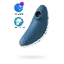 Вакуум-волновой бесконтактный стимулятор клитора Satisfyer Vulva Lover 1, силикон, синий