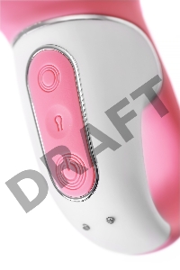 Нереалистичный вибратор Satisfyer Air Pump Booty 5, силикон, розовый, 15 см.