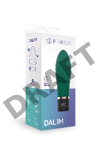 Мини вибратор Dalim, цвет хвойный зеленый (SOLAR)ратор люкс, цвет зеленый (SOLAR) (One Size)