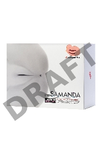 Мастурбатор реалистичный KOKOS Samanda, TPR, бежевый, 34 см