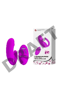 Baile PrettyLove Виброяйцо с пультом ДУ для пар с выделенной головкой