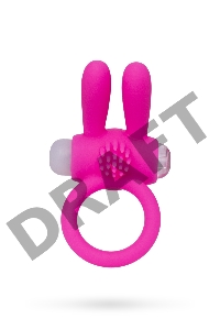 Эрекционное кольцо на пенис TOYFA  A-Toys Rabbi, силикон, розовый, Ø 2,5 см