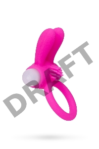 Эрекционное кольцо на пенис TOYFA  A-Toys Rabbi, силикон, розовый, Ø 2,5 см