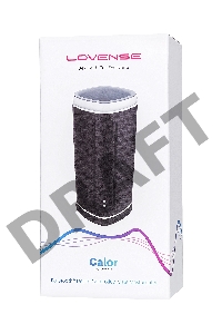 Мастурбатор нереалистичный LOVENSE Calor, TPE, белый, 15,9 см