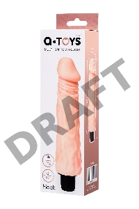 Реалистичный вибратор TOYFA  A-Toys Hook, TPE, телесный, 23 см