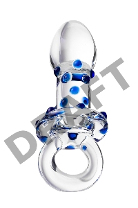 Анальная втулка Sexus Glass, стекло, прозрачная, 14 см, Ø 3,5 см