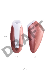 Вакуум-волновой бесконтактный стимулятор клитора Satisfyer Love Breeze, силикон, розовый, 9,5 см.