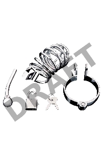 Металлическая клетка Urethral Play Cage