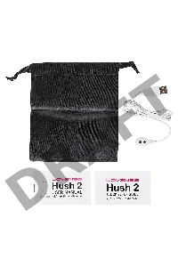 Анальная втулка LOVENSE Hush 2 (S), силикон, черная, 12,1 см