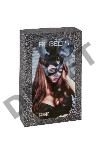 Чёрная маска Carrie Black с круглыми ушками