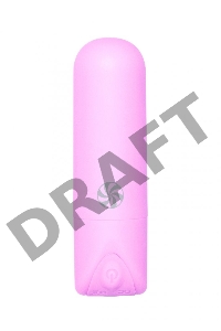 Розовая перезаряжаемая вибропуля Gala