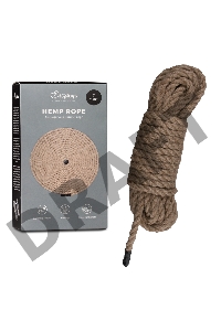 Пеньковая веревка для связывания Hemp Rope - 5 м.
