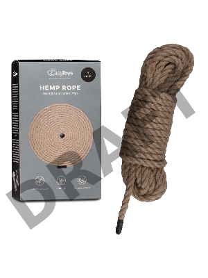 Пеньковая веревка для связывания Hemp Rope - 5 м.