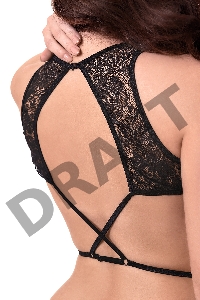 Эротическое боди Erolanta Lydia, черный (42-44)