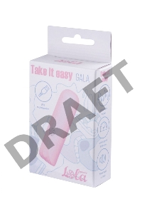 Розовая перезаряжаемая вибропуля Gala